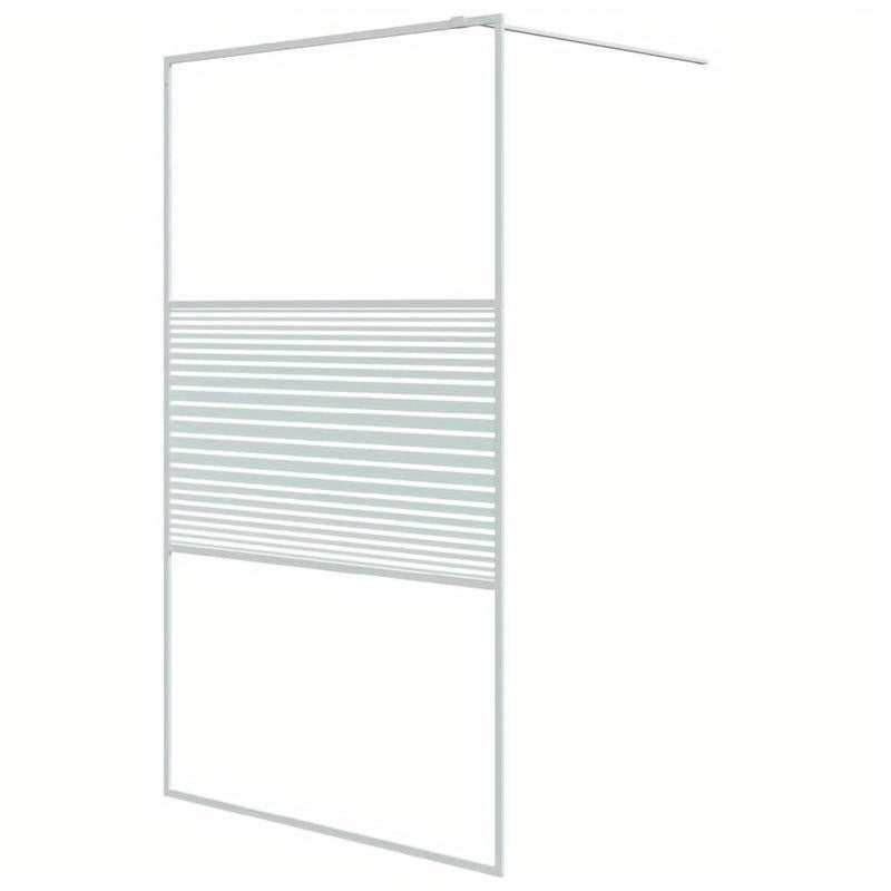 Douchewand – Inloopdouche – Douchewand Vaste Wand – Glaswand – Veiligheidsglas – Frameloos Design – 115x195 cm – ESG Veiligheidsglas