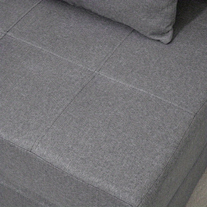 Relaxfauteuil – Slaapstoel – Loungestoel – Zetel – Fauteuil – Multifunctioneel – Donkergrijs – Foamgepolsterd – Afneembare Hoes