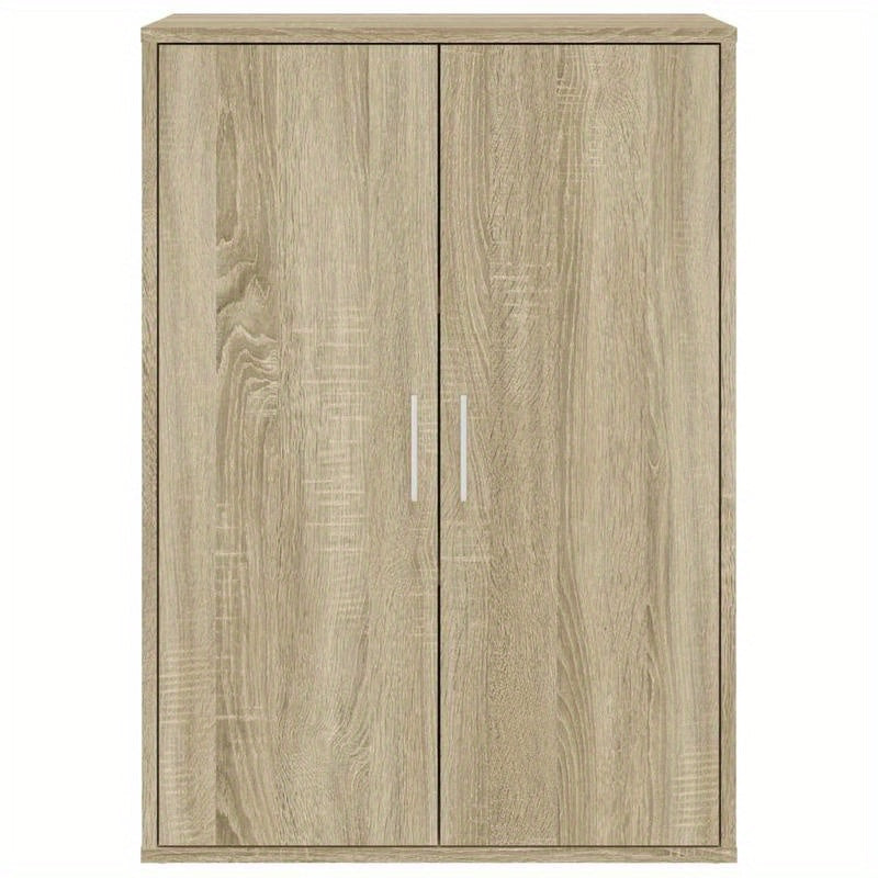 Sideboards (2pcs). Sonoma oak, 60 x 31 x 84cm. This storage cabinet offers ample storage space for neatly storing various items and keeping your room organized.