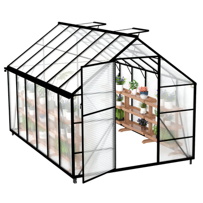 Tuinkas – Broeikas – Kweekkas – Serre – Foliekas – Aluminium Frame – Tunnel Deur – Stevig en Duurzaam – Eenvoudig Montage Zonder Gereedschap