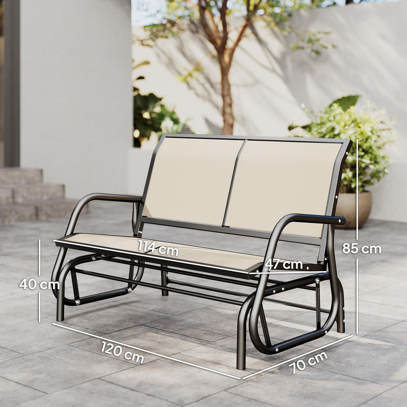Outdoor Eetset – Bistroset Tuinmeubilair – Tuinstoelen – Buitenmeubelset – Terrasset – Duurzaam Metaal – Eenvoudig Schoon Te Maken