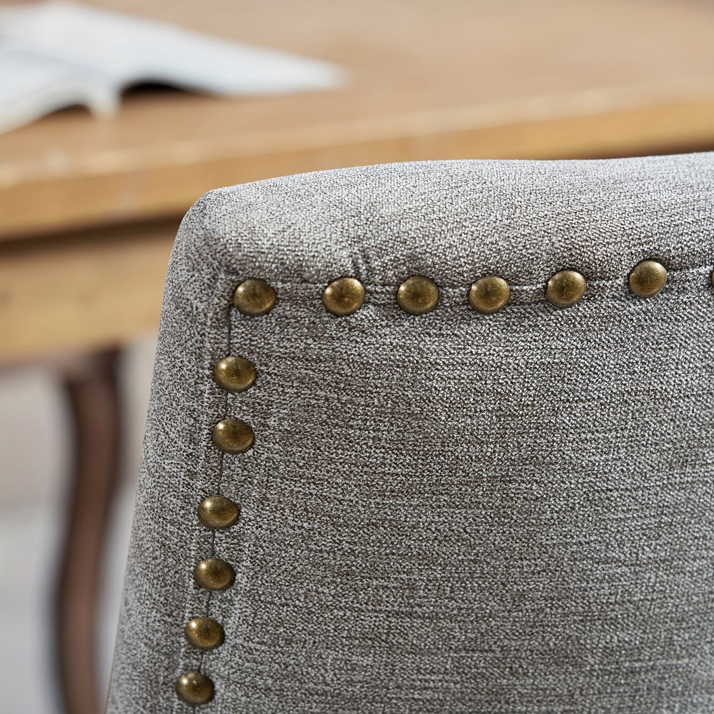 Eetkamerstoel – Stoel – Zithoekstoel – Eetkamerstoel Met Metalen Frame – Kuipstoel – Ergonomische Rugleuning – Stevig Metalen Frame – Set Van 2 – Beige/Grijs Met Luipaardprint