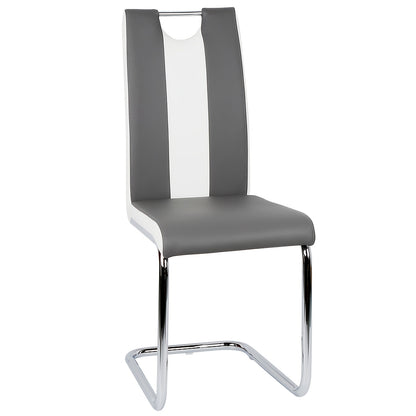 Eetkamerstoel – 4-Delige – Eetkamerstoel Set – Design Stoelen – Kunstleer Stoelen – Armloze Stoelen – Stevig Frame – Gemakkelijk Schoon Te Maken