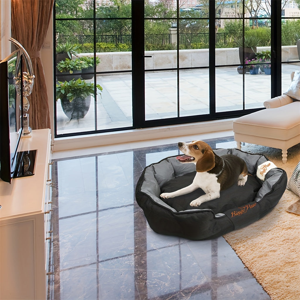 Hondenmand – Hondenkussen – Hondenbed – Dog Sofa – Hondenligbed – Extra Groot – Krasbestendig Oxford – Afneembare Wasbare Hoes – 105x80x22 cm