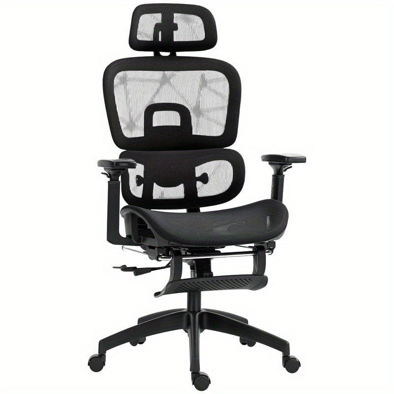 Ergonomische Bureaustoel – Bureaustoel – Werkstoel – Kantoorstoel – Bureau Stoel – Ademend Mesh – Verstelbare Zithoogte