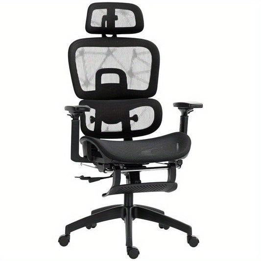 Ergonomische Bureaustoel – Bureaustoel – Werkstoel – Kantoorstoel – Bureau Stoel – Ademend Mesh – Verstelbare Zithoogte