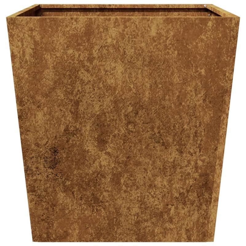 Plantenbakken – Plantenpotten – Bloempotten – Plantenbak – Plantenhouder – Cortenstaal – Set van 2 – 50x50x50 cm – Duurzaam & Industrieel Design