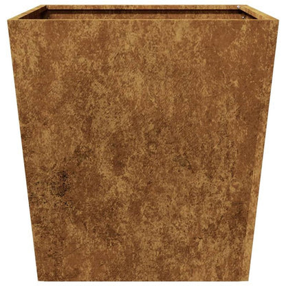 Plantenbakken – Plantenpotten – Bloempotten – Plantenbak – Plantenhouder – Cortenstaal – Set van 2 – 50x50x50 cm – Duurzaam & Industrieel Design