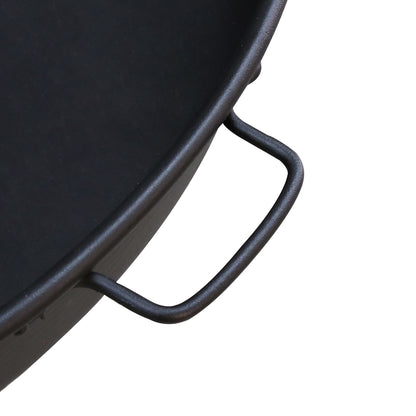 Vuurschaal – Vuurkorf – Tuinhaard – Sfeerhaard – Terrasverwarmer – 82,5 cm Diameter – Roestbestendig Met Afneembare Poten