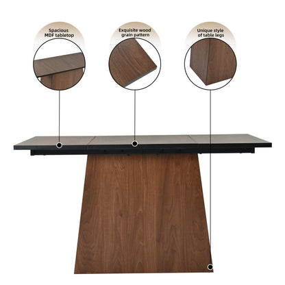 Eettafelset – Eethoek – Keukentafel Set – Zitgroep – Eetkamermeubel – MDF Tafelblad – Metalen Frame – Ruime 138,5x80 cm Tafel – Beige Fluwelen Stoelen