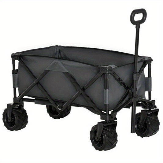 Opvouwbare Transportwagen – Vouwwagen – Bolderkar – Trolley – Transportkar – Metalen Frame – 360° Draaibare All-Terrain Wielen