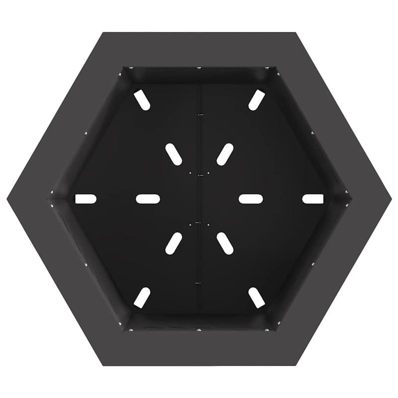 Zwarte Buitenfornuis – Vuurschaal – Houtkachel – Kampvuurplek – Outdoor Firepit – Compact 48x48 cm – Stevig Metalen Design