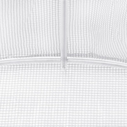 Kweekkas – Serre – Plantenkas – Groentekas – Tuinkas – Wit Stalen Frame – 8 m² Oppervlakte – 4x2x2 Meter Groot