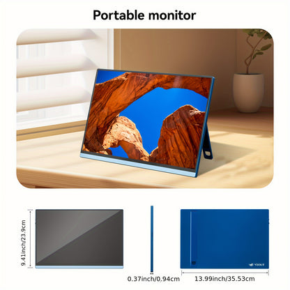 Draagbare Monitor – Portable Scherm – Tweede Beeldscherm – Extern Display – USB-C Monitor – 16 Inch 1920x1200 Resolutie – HDR & Low Blue Light
