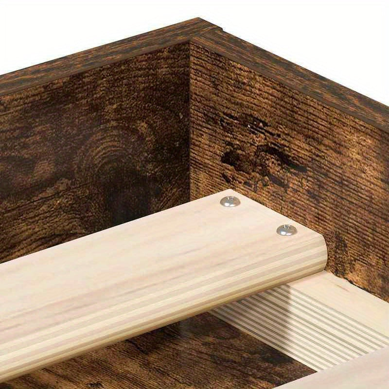 Bedframe Sonoma Eiken – Bedombouw – Slaapkamer Meubel – Ledikant – Bed Bodem – 140x200 cm – Hoogwaardig Gefineerd Hout – Stevige Constructie