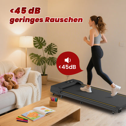 Loopband – Wandelband – Walking Pad – Treadmill – Hometrainer – Inklapbaar – 15% Helling – Stil Met Afstandsbediening