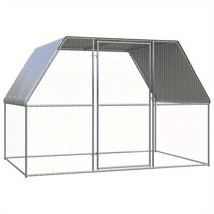 Kippenhok – Kippenren – Vogelschuur – Vogelpaviljoen – Kippenverblijf – Gegalvaniseerd Staal – 3x2x2 Meter