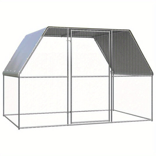 Kippenhok – Kippenren – Vogelschuur – Vogelpaviljoen – Kippenverblijf – Gegalvaniseerd Staal – 3x2x2 Meter