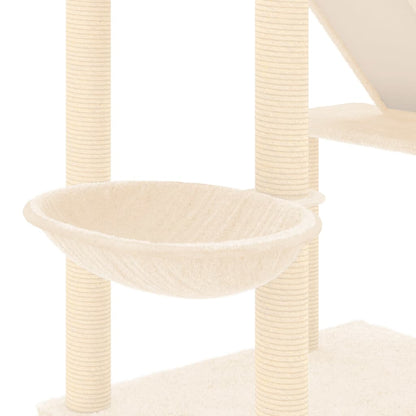 Kattentoren – Krabpaal – Kattenmeubel – Kattenhuis – Speelboom – Verstelbare Hoogte – Zacht Pluche – Natuurlijke Sisal