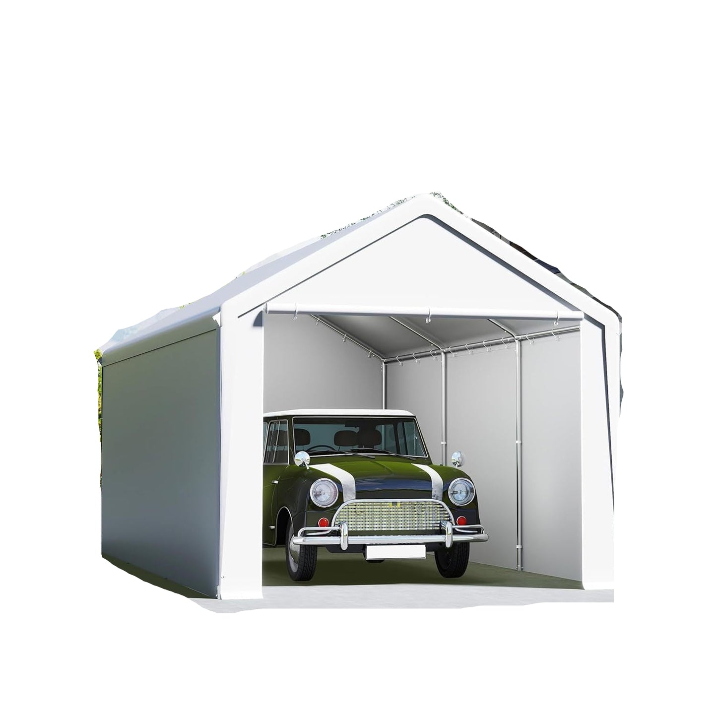 Carport – Overkapping – Garagetent – Tuinoverkapping – Opslagtent – 3x6 Meter – Duurzaam PE Doek – Gegalvaniseerd Stalen Frame