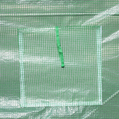 Tuinkas – Kasje – Groentekas – Plantenkas – Tunnelkas – Groen – 8 m² – Versterkt Stalen Frame – Insectengaas Ramen
