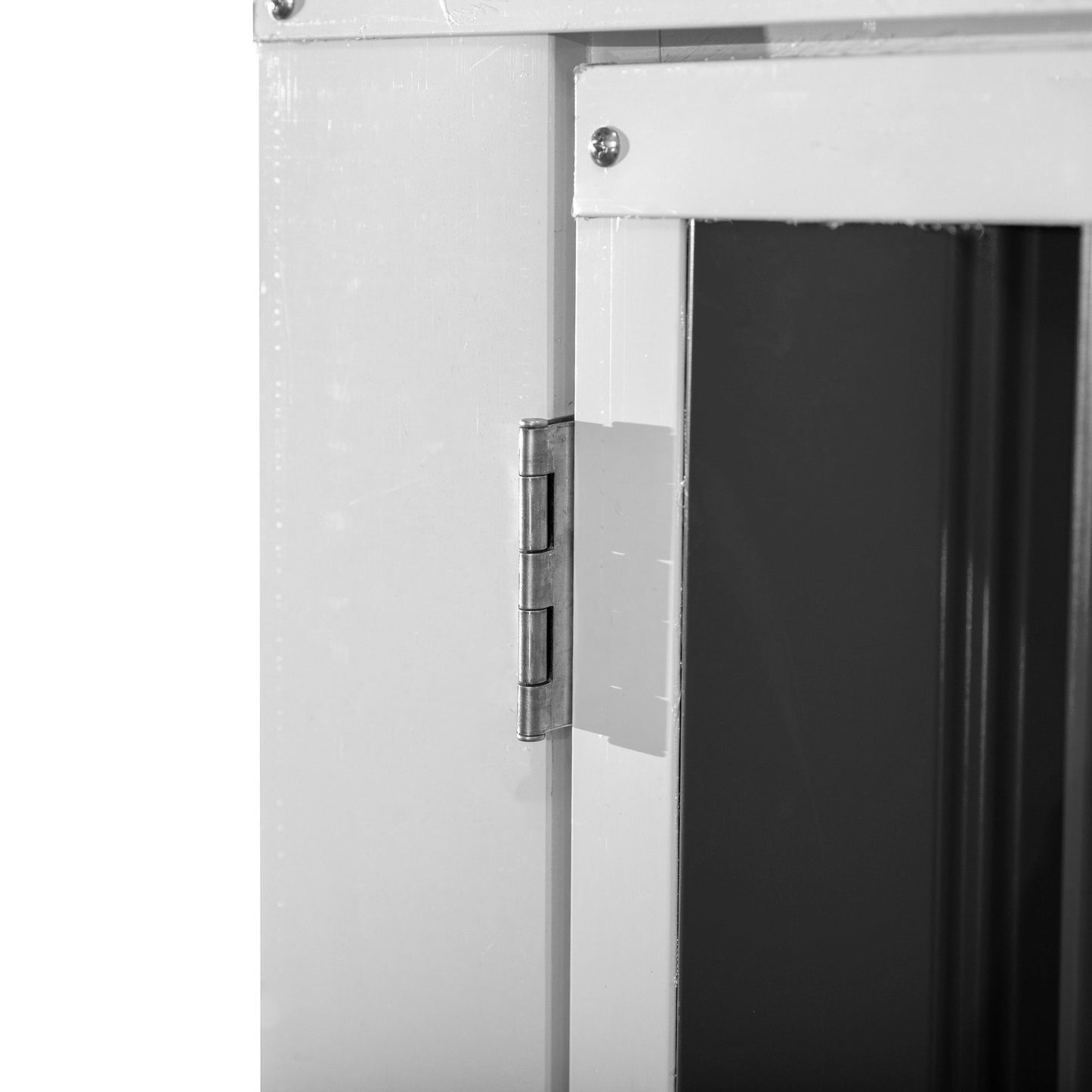 Afvalcontainerbox – Afvalopslag – Afvalbakberging – Afvalcontainerberging – Afvalbox – Gepoedercoat Staal – Afsluitbaar Met Pneumatisch Dak – Geschikt Voor 2 Afvalcontainers – Zwart