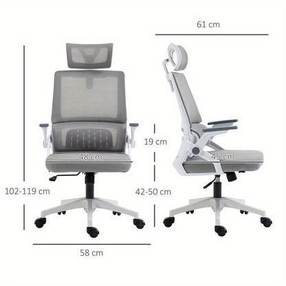 Ergonomische Bureaustoel – Bureaustoel Voor Thuis – Werkstoel – Gaming Stoel – Kantoorstoel – Verstelbare Hoogte – Lendensteun Met Ademend Mesh