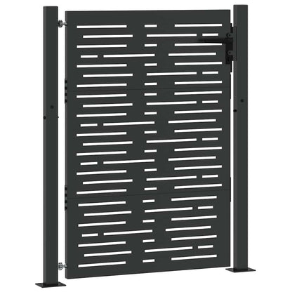 Poort – Tuinpoort – Hekpoort – Schuttingdeur – Toegangshek – Gepoedercoat Staal – Afmetingen 105x125 cm