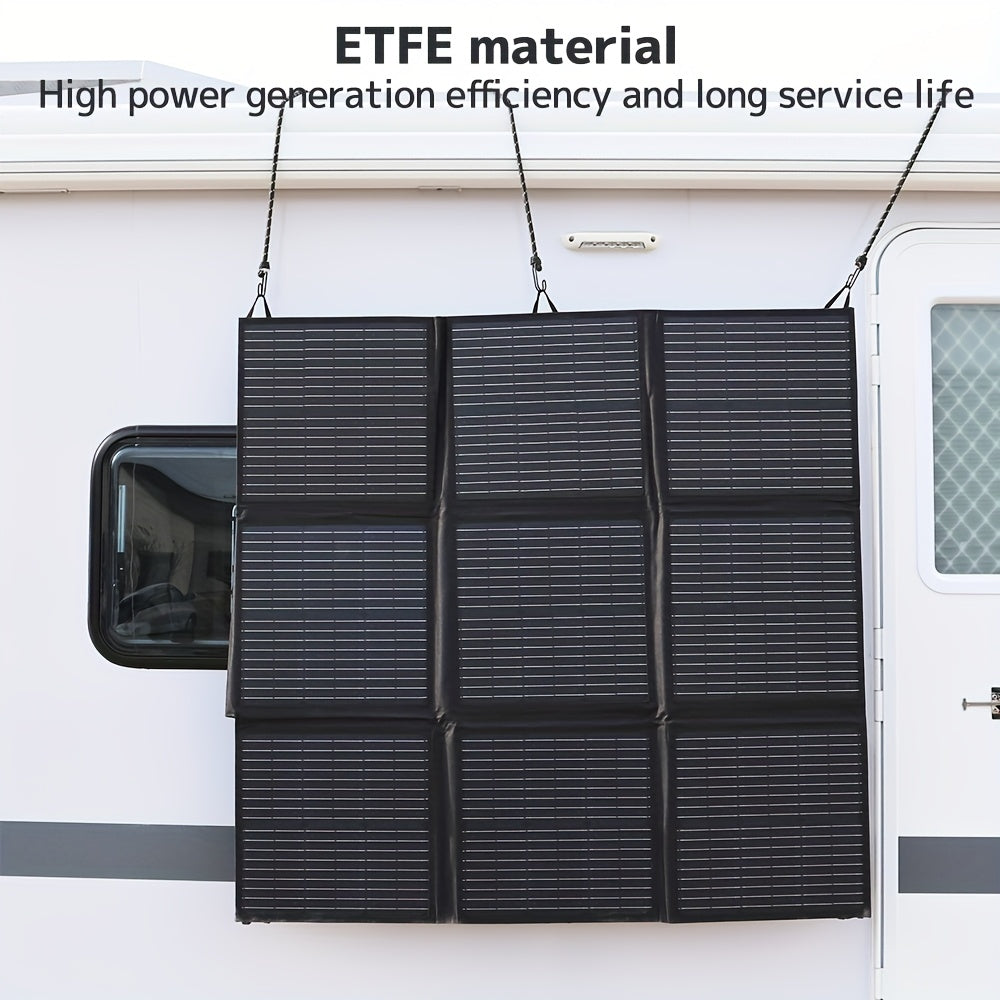 Zonnepaneel – Vouwbaar Zonnepaneel – Draagbaar Zonnepaneel – Camping Zonnepaneel – 200W Vermogen – Monokristallijn 22,5% Efficiëntie
