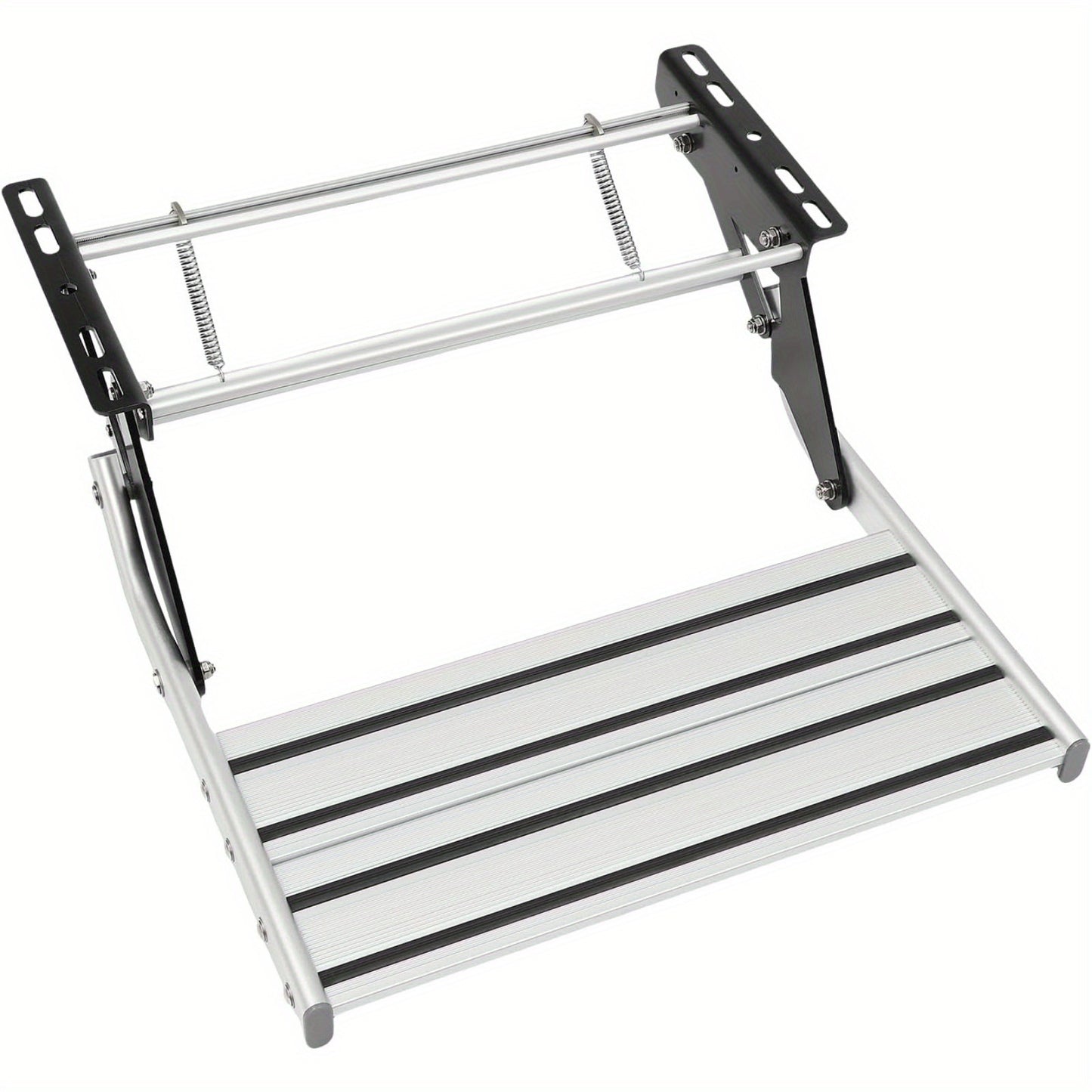 Campertrap – Caravantrap – Opstapje – Instaptrap – Instapje – Aluminium – Inklapbaar – 1 Trede – Draagvermogen 150 kg