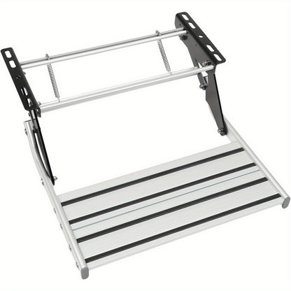 Campertrap – Caravantrap – Opstapje – Instaptrap – Instapje – Aluminium – Inklapbaar – 1 Trede – Draagvermogen 150 kg