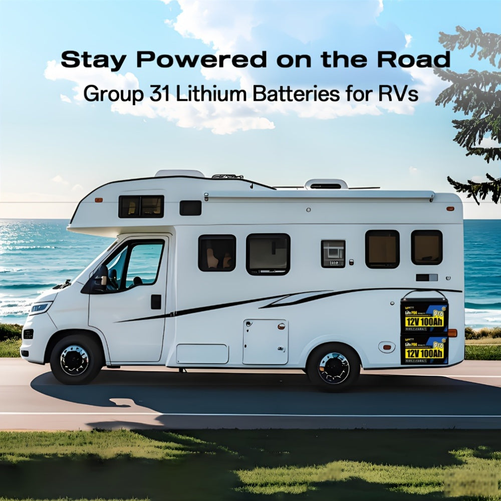 12V 100Ah LiFePO4 Accu – Lithium Batterij – Lithium Accu – Oplaadbare Batterij – Powerbank Accu – 15000+ Laadcycli – Ingebouwd BMS Veiligheidssysteem