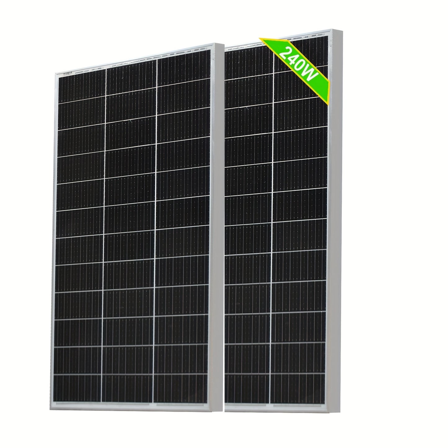 Zonnepaneel – Solar Panel – Zonnecellen – Photovoltaïsch Paneel – Solar Module – 120 Watt Vermogen – Monokristallijn Half-Cell Technologie – 18 Volt Output