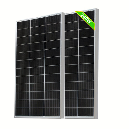 Zonnepaneel – Solar Panel – Zonnecellen – Photovoltaïsch Paneel – Solar Module – 120 Watt Vermogen – Monokristallijn Half-Cell Technologie – 18 Volt Output