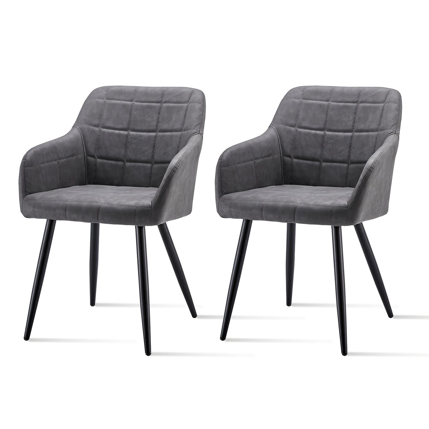 Eetkamerstoelen – Stoelen – Kuipstoelen – Armstoelen – Design Stoelen – Kunstleer Bekleding – Memory Foam Zitting – Metalen Poten