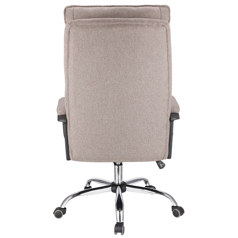Bureaustoel – Office Chair – Draaistoel – Kantoorstoel – Bureaustoelen Voor Volwassenen – Verstelbare Zithoogte 43-49 cm – Stoffen Bekleding Bruin