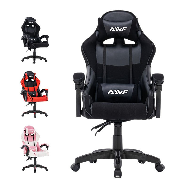 Gaming Chair – Gamingstoel – Bureaustoel – Ergonomische Stoel – Draaistoel – Met Voetensteun – Memory Foam Comfort – Verstelbare Hoofd- en Lendensteun – Groen