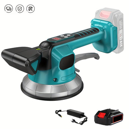 Tegelsteller – Tegelzuiger – Tegelplaatser – Tegelversteller – Tegelhulpmiddel – Oplaadbaar Met Verstelbare Vibratie – 200 Kg Zuigkracht – Compatibel Met 18V Makita Accu