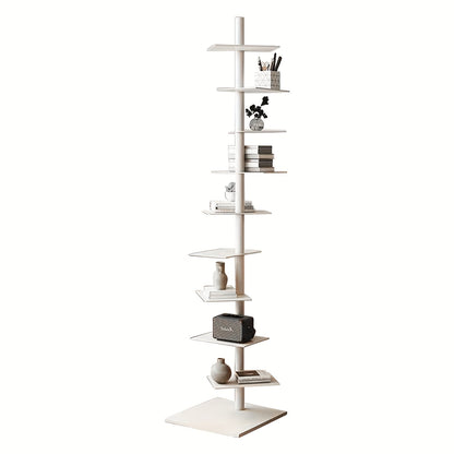 Boekenkast – Boekenrek – Vakkenkast – Opbergkast – Stellingkast – 9-laags – Draaibaar Met Metalen Frame – Smal Hoog Design