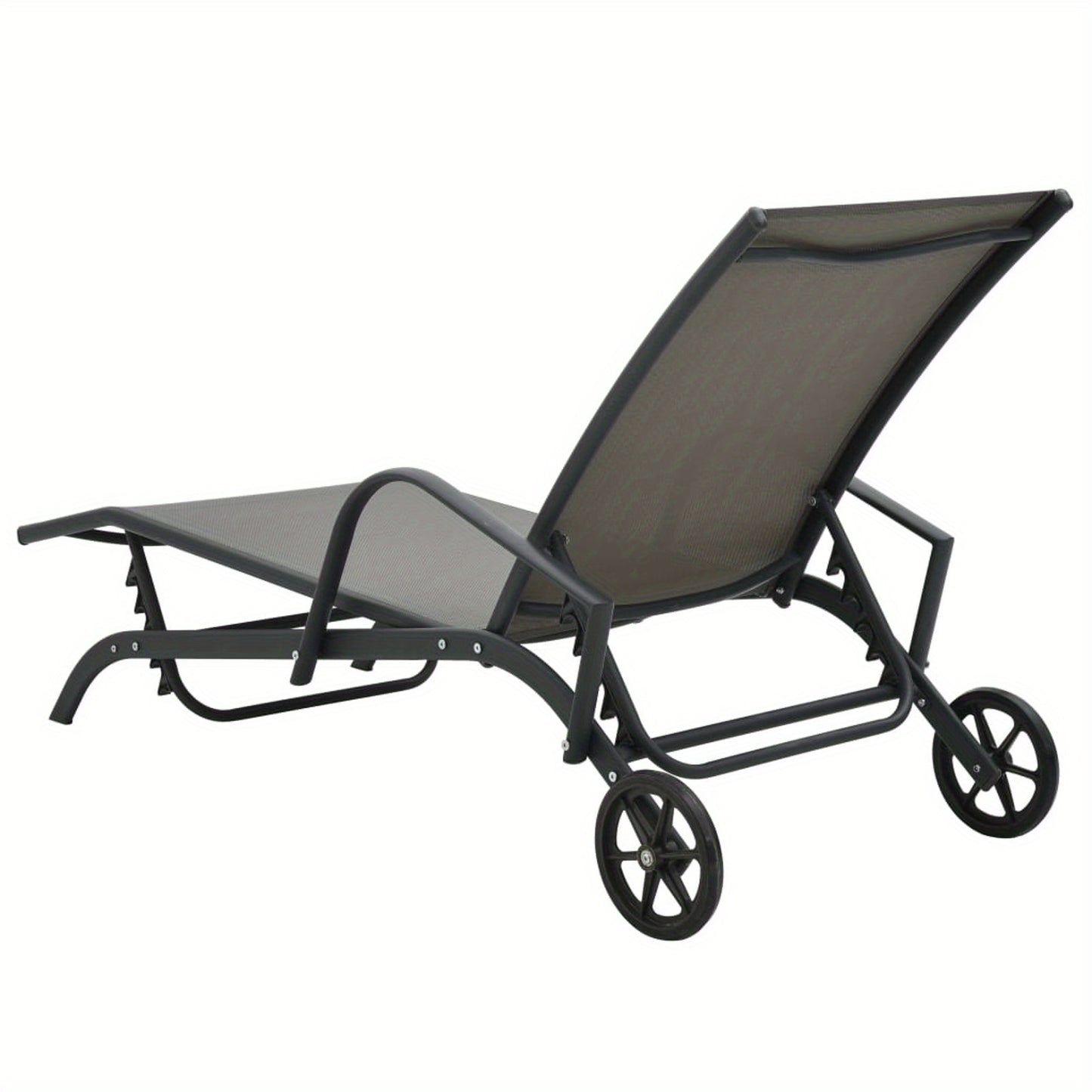 Zonnebed – Ligbed – Tuinbed – Zwembadbed – Stalen Frame – Waterbestendige Textilene – Verstelbare Rugleuning