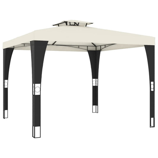 Tuinkamer – Tuinpaviljoen – Tuinoverkapping – Tuinhoek – 2,98x2,98 m – Weerbestendig Stalen Frame – Water- en UV-Bestendig Polyester Dak