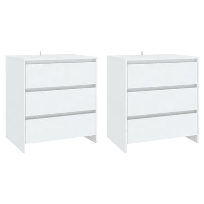 Sideboard – Dressoir – Opbergkast – Kastenmeubel – Wit – Set Van 3 – Hardhouten Materiaal – Verwijderbaar Compartiment