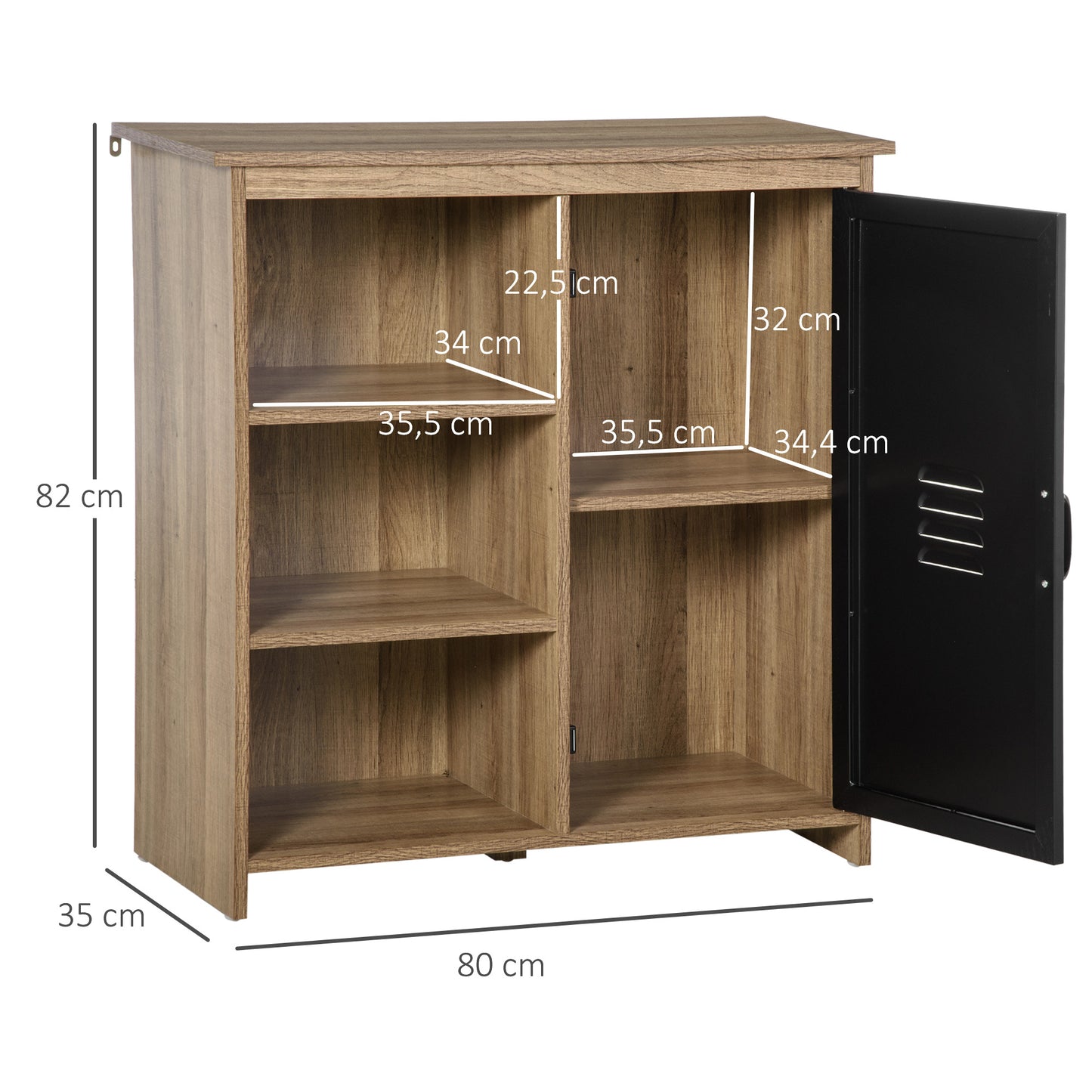 Schoenenkast – Schoenenrek – Schoenopberger – Schoenmeubel – Schoenenkastje – Boho Rattan Design – Compact 80x24,5x110 cm – Verstelbare Legplanken