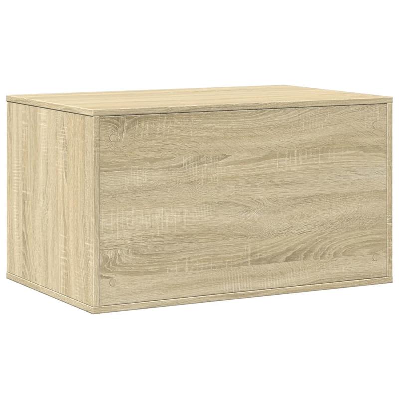 Kattenbakmeubel – Kattenbak Kast – Kattenbak Verbergmeubel – Kattenbak Organizer – Kattenbak Opbergmeubel – Sonoma Oak – 80x50x45 cm – Duurzaam Hout – 2 Toegangsopeningen