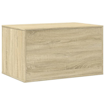 Kattenbakmeubel – Kattenbak Kast – Kattenbak Verbergmeubel – Kattenbak Organizer – Kattenbak Opbergmeubel – Sonoma Oak – 80x50x45 cm – Duurzaam Hout – 2 Toegangsopeningen