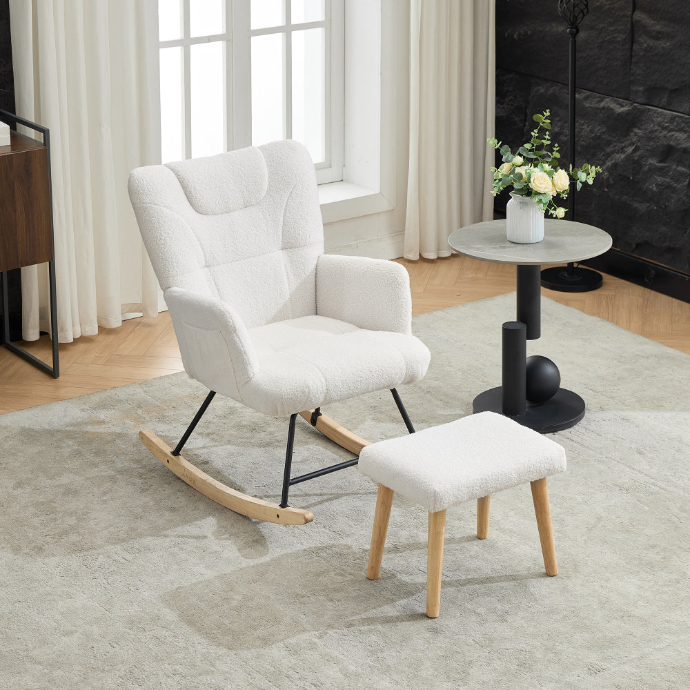 Dressoir – Ladekast – Opbergkast – Buffetkast – Commode – Hoogglans Wit – 6 Lades – Metalen Pootjes – Ruim Opberggedeelte – Stabiele Duurzame Constructie