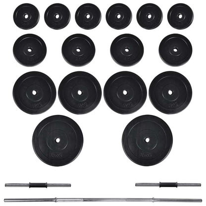 Gewichthefbank – Halterbank – Trainingsbank – Dumbbell Set – Krachtbank – Verstelbaar Ontwerp – Duurzaam Ijzer 60,5 kg