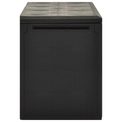 Opbergbox Tuin – Tuinkussenbox – Tuinkist – Kussenbox – Tuincontainer – 290L Inhoud – Duurzaam & Stabiel – Modern Antraciet Design – Weerbestendig