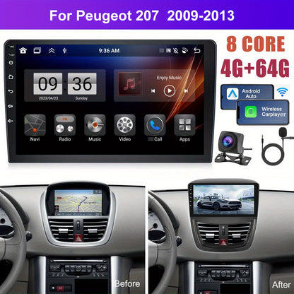 Autoradio – Auto Radio – 2 DIN Multimedia – Car Stereo – Autoradio Met Camera – 9 Inch HD Touchscreen – Draadloze CarPlay & Android Auto