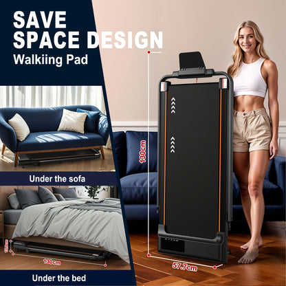 Loopband – Loopmat – Wandeltredmill – Fitnessmachine – Inklapbare Treadmill – Compact Ontwerp – 2,25 HP Motor – 7-Laags Schokdemping